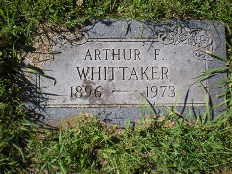 Arthur F Whittaker 1896 1973 Mémorial Find A Grave