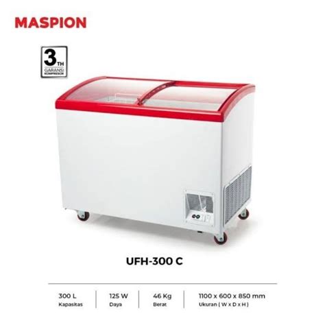 Jual Maspion Ufh C Chest Freezer Box Liter Lemari Pembeku