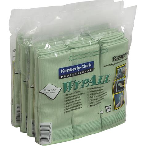 Wypall Wypall Microfibre Cloths Folded Green Pks