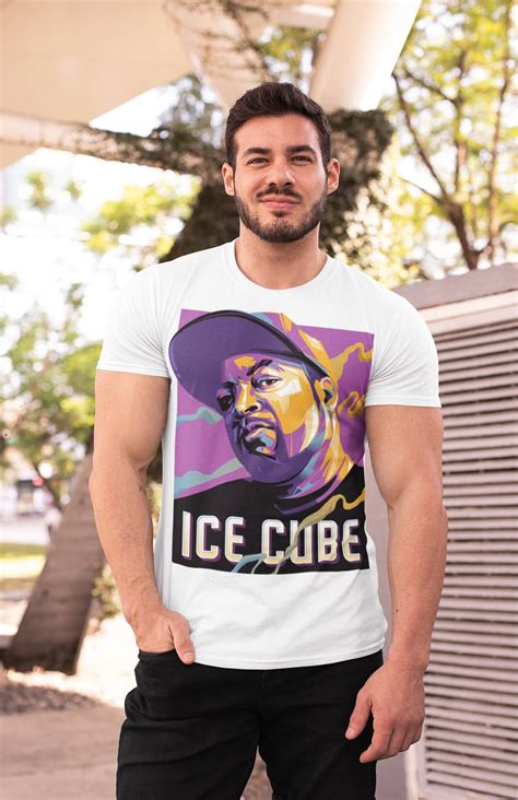 Ice Cube Rap Tee Ice Cube T Shirt Graphic Tee Men And Etsy Uk