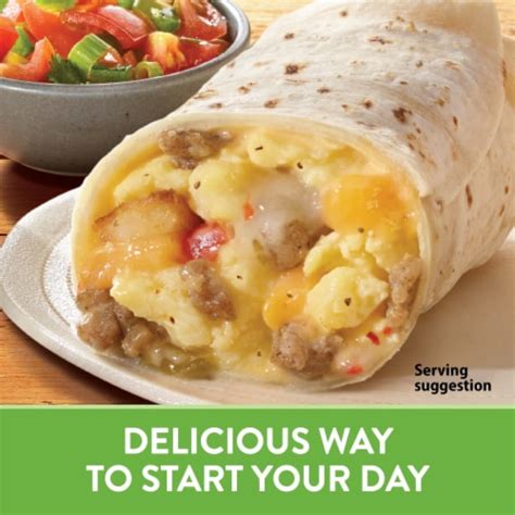 El Monterey® Signature Egg Sausage Cheese And Potato Breakfast Burrito 4