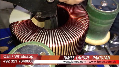 Ibmee Toroidal Coil Winding Machine Round Core Winding Machine Youtube