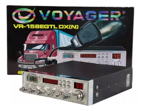 Rádio Px Voyager Vr 158egtl Dx n 480canais Am fm Prata Novo