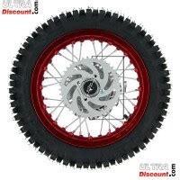 Rear Wheel For Dirt Bike Agb Mm Tread Lug Red Wheels