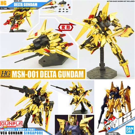 Bandai® Gunpla High Grade HG MSN-001 Delta Gundam – VCA Gundam Singapore