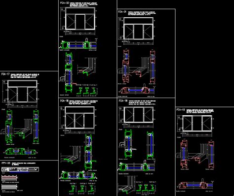 Bloques Dinamicos De Puertas Y Ventanas En Dwg Kb Librer A Cad