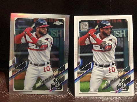 2021 Topps Chrome Yoan Moncada 186 Base 520 White Sox Ebay