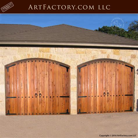 High Quality Garage Doors - Solid Arched Carriage Style Design