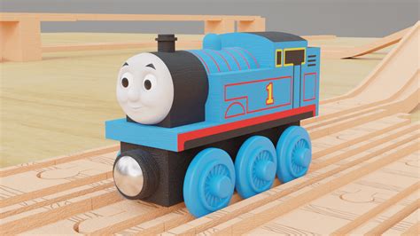 3D model of a Wooden Railway Thomas, anyone? : r/thomasthetankengine