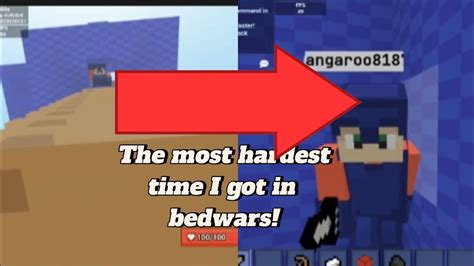 The Most Hardest Time I Got In Bedwars Youtube