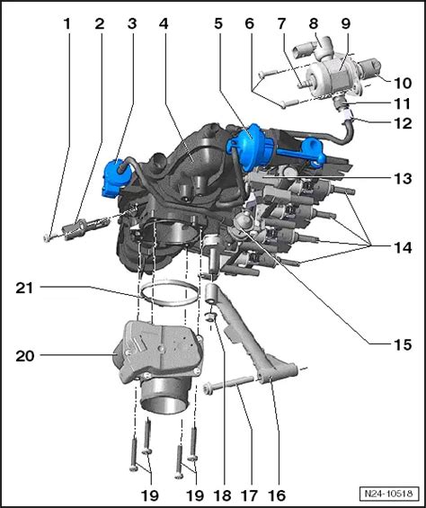 Volkswagen Workshop Service And Repair Manuals Golf Mk6 Power Unit 4 Cylinder Injection