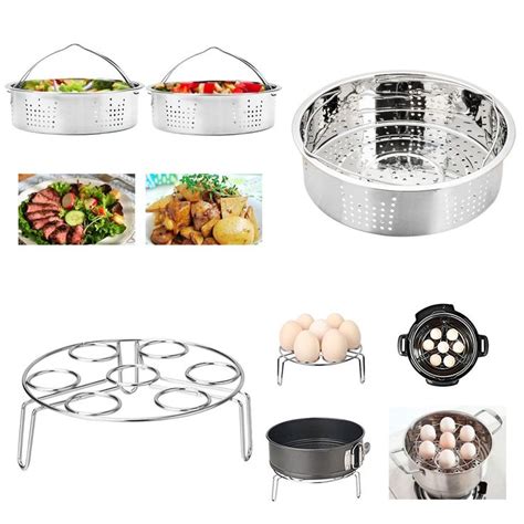 Instant Pot Accessories Set With Steamer Basket Egg Steamer Rack Nonstick Springform Pan