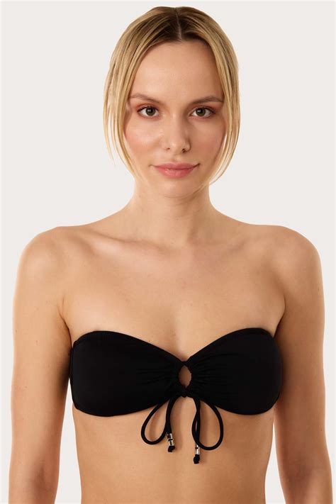 Ayyıldız 63567 Siyah Straplez Bikini Üstü Hızlı Kargo