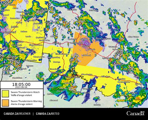 Eccc Weather Ontario On Twitter A Severe Thunderstorm Warning Is In