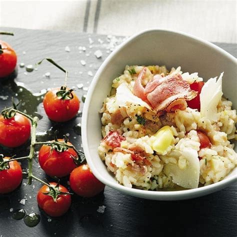 Bacon Leek And Tomato Risotto Recipe Delicious Magazine