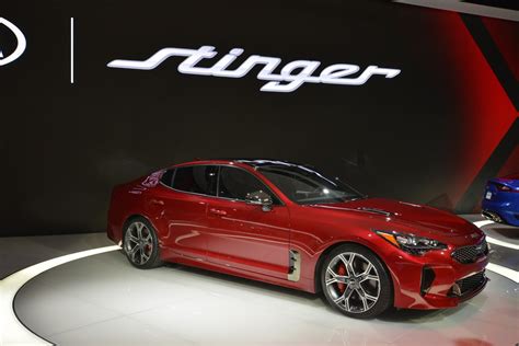 New Kia Stinger Shows Off Its Colors In Detroit | Carscoops