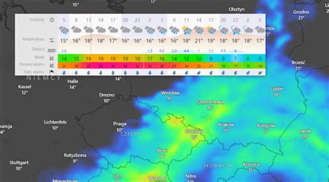 Gdzie teraz pada deszcz Dokładny radar deszczowy mapa opadów na żywo