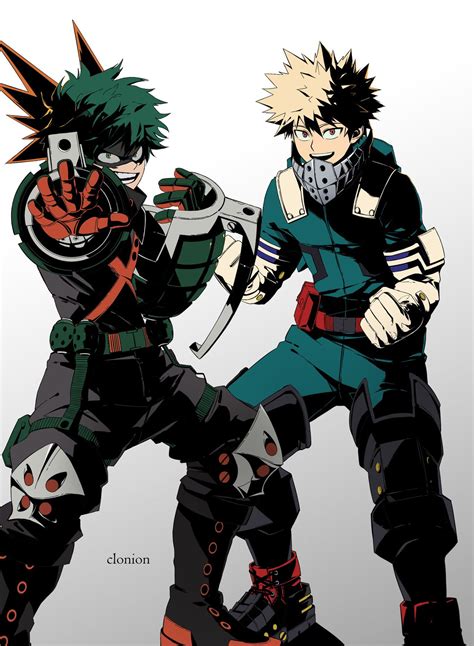 Midoriya Izuku And Katsuki Bakugou Personality And Costume Swap