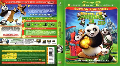 Blu Ray Jaquettes Blu Ray Kung Fu Panda 3 3d