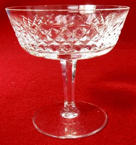 Waterford Crystal Alana Pattern Champagne Tall Sherbet Glass Or Goblet 4 Ebay