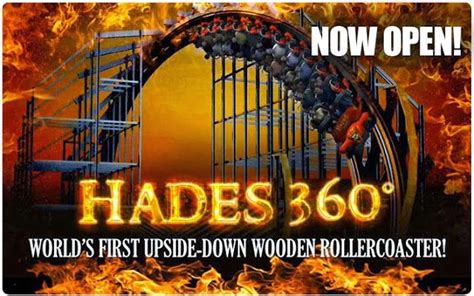 Amusement Attraction Amusement Ride Hades 360 Looping Wooden Roller