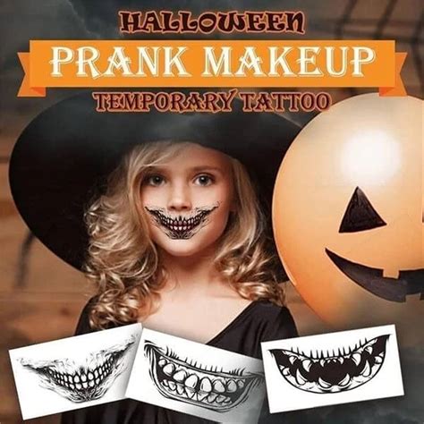 Update more than 78 halloween prank makeup temporary tattoo latest - in ...