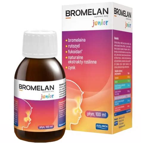 Bromelan Junior 100ml Opinie I Ceny Na Ceneo Pl