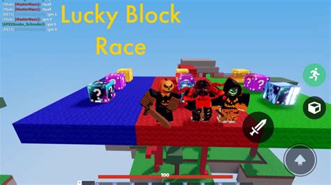 Lucky Block Race In Roblox Bedwars Youtube