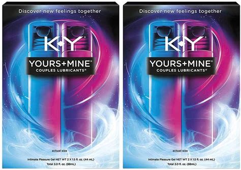 Amazon K Y Yours Mine Couples Lubricant Lube For Him And Her