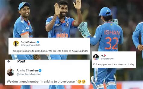 Abh Toh Pakka Champion Fans React As India Beat Sri Lanka By 41 Runs