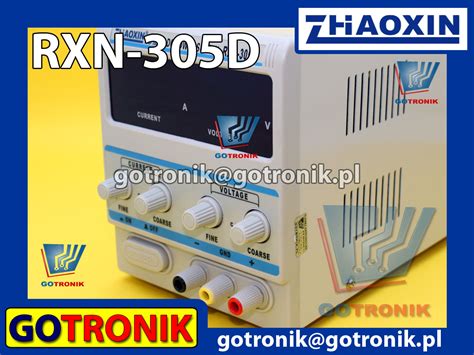 RXN 305D Zasilacz Laboratoryjny Regulowany 0 30V 0 5A Zhaoxin