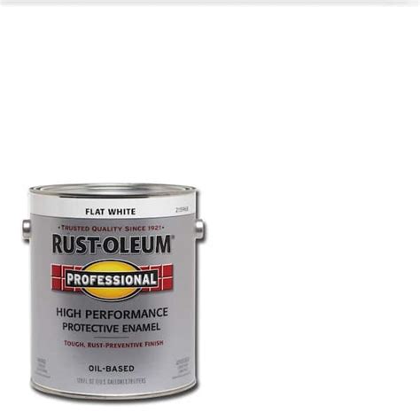 Rust Oleum Professional 1 Gal High Performance Protective Enamel Flat