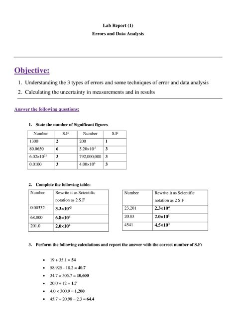 General Physics Lab 1 Phys 135 Error And Data Analysis Completed Full Mark Lab Report Uaeu