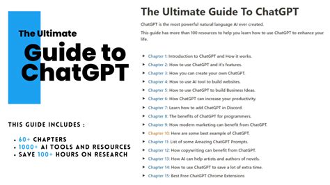 The Ultimate Guide To Chatgpt