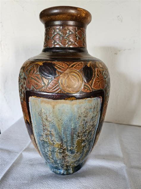 Proantic Vase Art Déco De Joseph Mougin 1876 1961 En Grès é