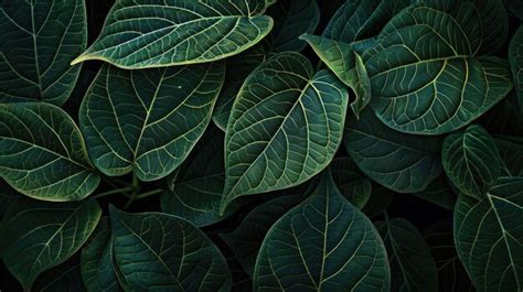 Premium Photo Tropical Leaves Texture Generative Ai