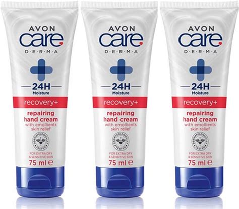 Avon Care Derma Recovery Repairing Hand Cream 75ml Pack Of 3