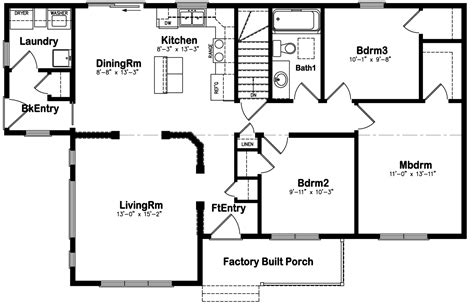 Open Concept Sq Ft Ranch House Plans House Plan Ranch