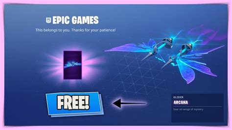 HOW TO GET NEW FREE ARCANA GLIDER IN FORTNITE NOW EVENT ISSUES