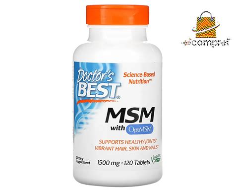 EiComprei Doctor Best Msm Optimsm 1 500mg 120tbt Enxofre Eua Frete Grátis