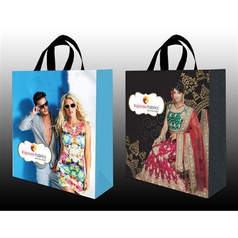 Printed Loop Handle Non Woven Box Bag At Rs 250kg Non Woven Shopping