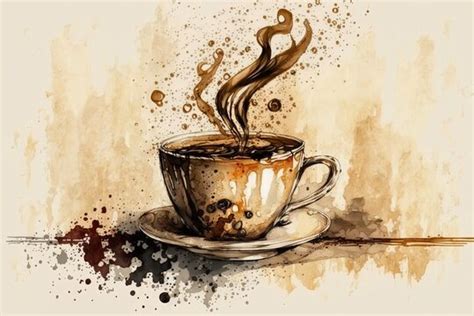 Coffee Cup Painting Images – Browse 100,475 Stock Photos, Vectors, and ...