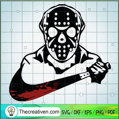 Jason Voorhees Take Nike Knife Svg Jason Voorhees Svg Horror