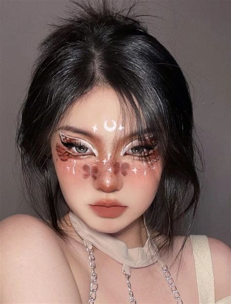 Cute Eye Makeup Face Art Makeup Cool Makeup Looks Asian Eye Makeup