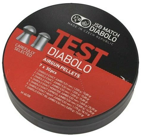 JSB Exact Test Diabolo 22 Pellets Practical Sporting Supplies