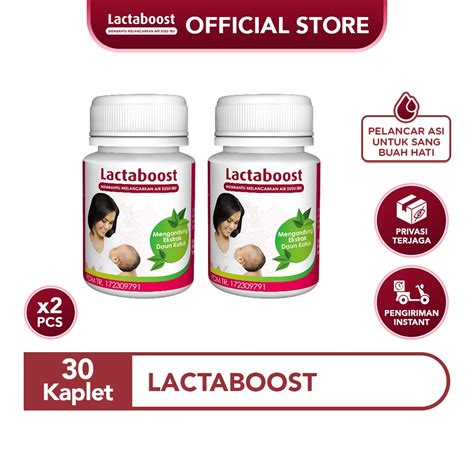 Jual Lactaboost Asi Booster Vitamin Herbal Daun Katuk Pelancar Asi