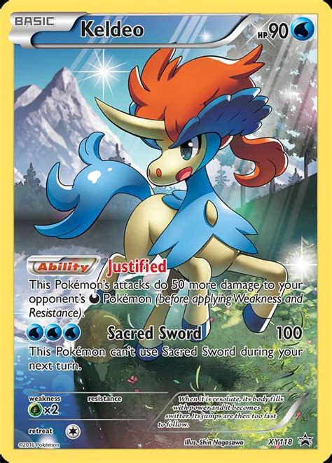 Keldeo Xyp Xy118 Pokémon Card Database Pokemoncard