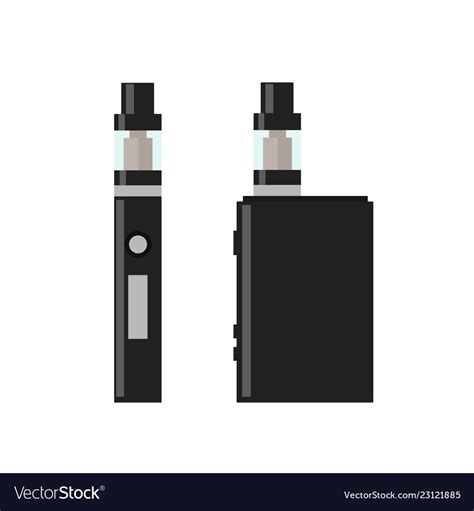 Vape Pen Vaping Box Royalty Free Vector Image Vectorstock