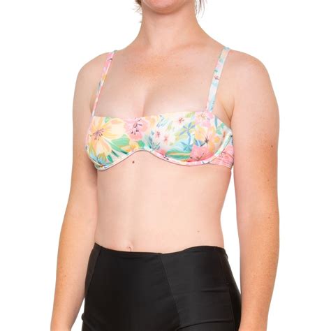 Billabong Sweet Tropics Bikini Top UPF 50 Underwire Save 88