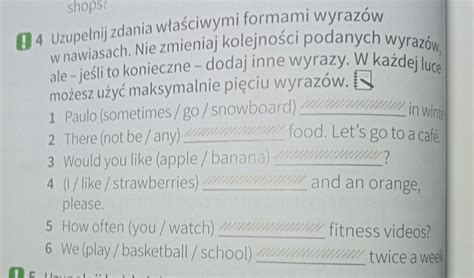 Potrzebuje Pomocy W Zadaniu 4 Brainly Pl